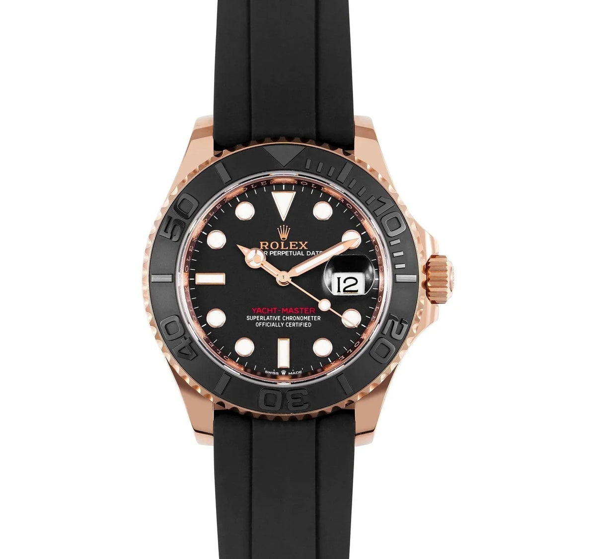 Role_x OYSTER PERPETUAL YACH MASTER (GOLDEN/BLACK) WATCH