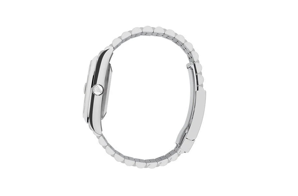 ROLE_X Date just 41 bright black, diamond-set